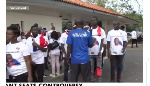 Supporters of NPP throng Parliament amidst leadership tussle