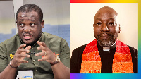 The lawmaker for Ningo Prampram, Sam George and British-Nigerian gay pastor, Rev. Jide Macaulay