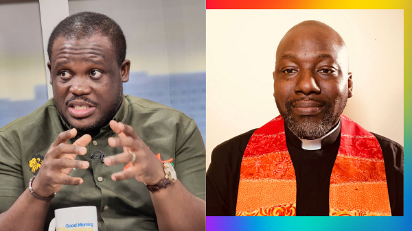 The lawmaker for Ningo Prampram, Sam George and British-Nigerian gay pastor, Rev. Jide Macaulay