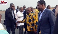 President Nana Addo Dankwa Akufo-Addo in Lome, capital of Togo