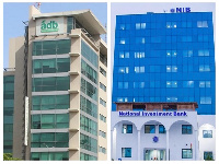 Photo collage of Agricultural Development Bank and National Investment Bank