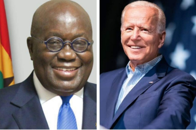 Akufo-Addo and Joe Biden