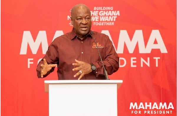 Mahama also intends to review public office codes of conduct