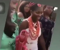 The maid was warned by the bride not to dance more than her