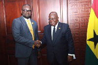 Kurt Okraku with President Akufo-Addo