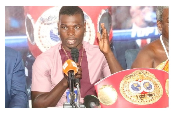 Former IBF lightweight Champion, Richard Oblitey Commey