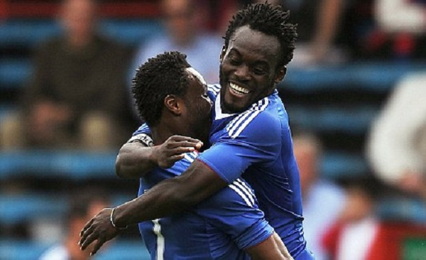 Former Chelsea midfielders, Mikel Obi and Micheal Essien