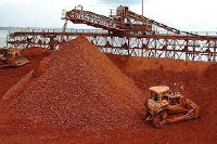 File Photo: A bauxite mining site