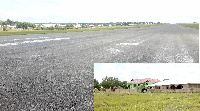 The yet to be constructed airport is 2000 meter long and 45 meter wide runaway has been completed.