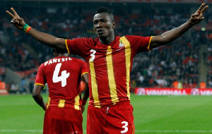 Asamoah Gyan Wembley2011