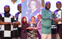 Unilever Ghana Marketing Team with awards