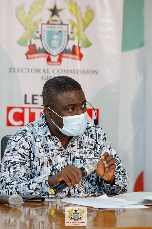 Dr Bossman Asare, Deputy Chairman of Corporate Services at the Electoral Commission