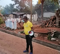 NCCE Adaklu District Officer, Francis Asamani embarks on public sensitization