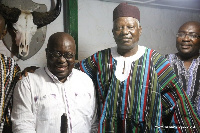 Akufo-Addo with Kuoro the Tumu Chief, Babini Kanton VI