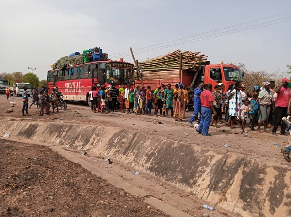 Traders lined up for screening