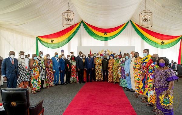 President Nana Addo Dankwa Akufo-Addo with members of the Council of State