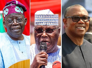 Bola Ahmed Tinubu, Atiku Abubakar, Peter Obi