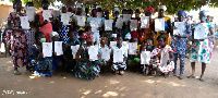 Beneficiaries in a group photo