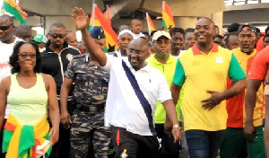 Dr Mahamadu Bawumia during the walk