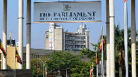 Entrance to the Uganda parliament complex