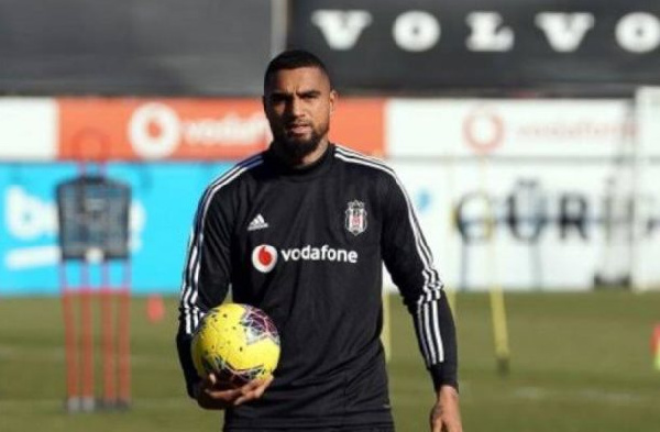 Besiktas forward Kevin Prince Boateng