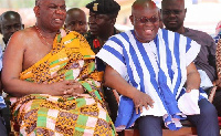 President Akufo-Addo with Former Energy Minister, Boakye Agyarko