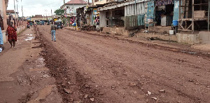 The New Juaben South Municipal Assembly quickly fixed the road to welcome President Akufo-Addo