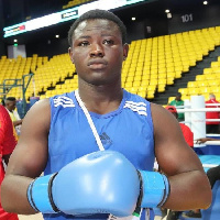 Ghanaian light heavyweight boxer, Shakul Samed