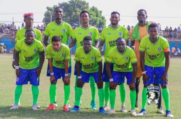 Bechem United face Hearts at the Baba Yara Sports stadium