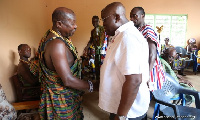 Akufo Addo with Togbui Agamela IV