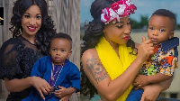 Tonto Dikeh  and son Andre