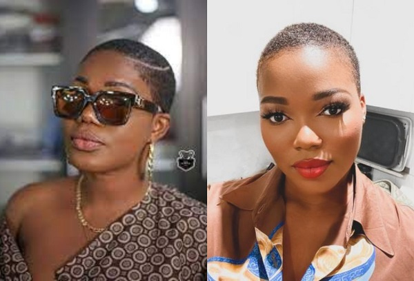 Singer Mzbel and her look-alike