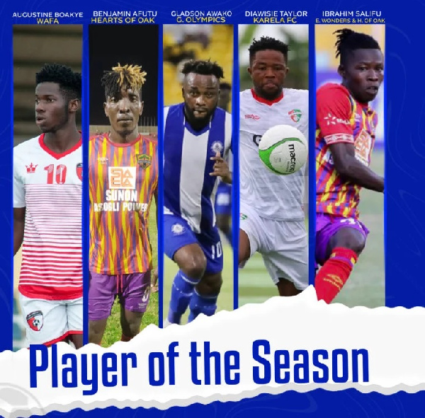 Nominees for Player of the Season