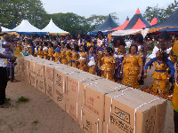 A section of the apprentices at the ceremony