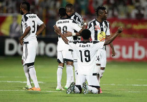 Daniel Nii Adjei was on target for TP Mazembe