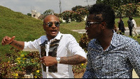 Stars captain Asamoah Gyan and deputy Dede Ayew