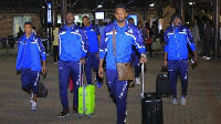 Al Hilal have arrived for the game on Sunday