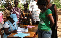 Polling station during the 2016 general election