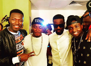 Reggie N Bollie with Sarkodie