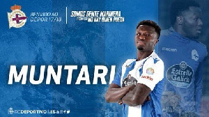 Sulley Muntari made his debut in the Spanish La liga against Espanyol