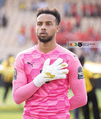 Black Stars goalkeeper Jojo Wollacott