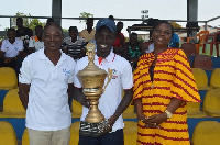 Benjamin Palm with his trophy