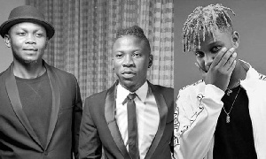 The duo came together to celebrate Stonebwoy on the release of his new album