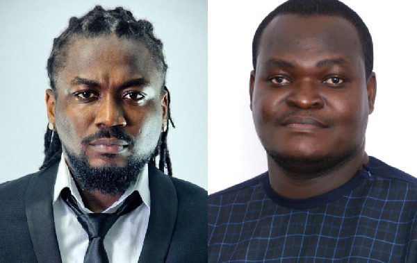 Ghanaian dancehall musician Samini and his competitor, Theophilus Quartey