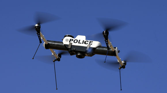 According to the GIS, drones will be used to patrol borders. File photo