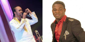 Highlife musician Daddy Lumba and Gospel artiste, Ampong