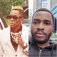 Dancehall artiste, Shatta Wale and Social Commentator, Twene Jonas