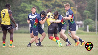 Ghana Rugby league team vrs Oxford University team