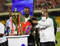 President Akuffo-Addo honors Sulley Muntari with a medal