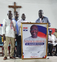 A citation was presented to Vice President Mahamudu Bawumia